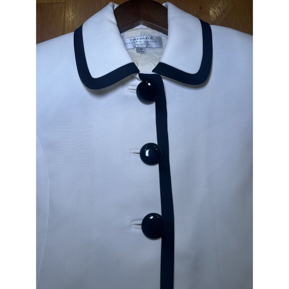 White and Black 3 Button Blazer - Picture 11 of 11
